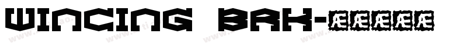 Wincing BRK字体转换